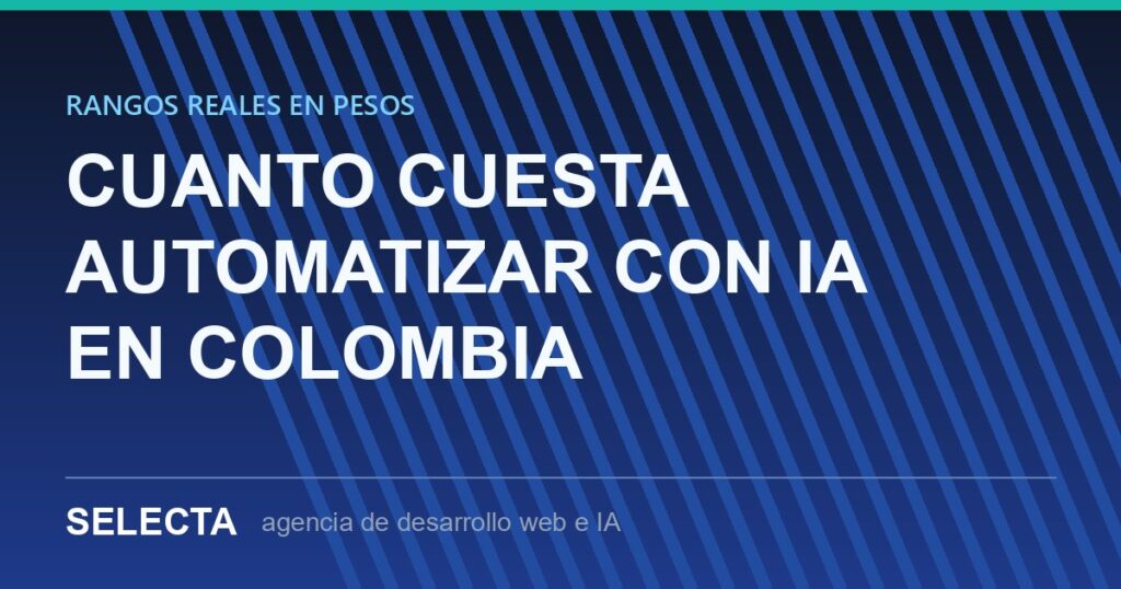 cuanto cuesta automatizar ia pyme colombia